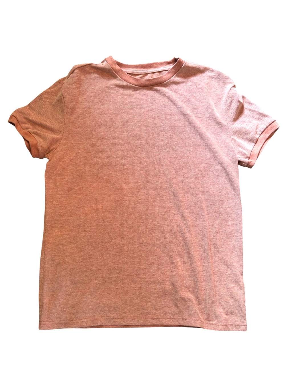Goodfellow & Co Pink Heather Crew Neck Short Sleeve Tee